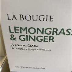 La Bougie Lemongrass and Ginger