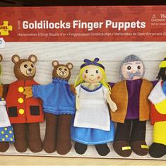 Goldilocks Finger Puppets