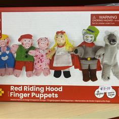 Little Ted Riding Hood Finger Puppets