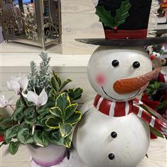 Snowman Planter